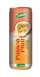 OEM High Quality 250ml Canned Natural Passion Fruit Drink