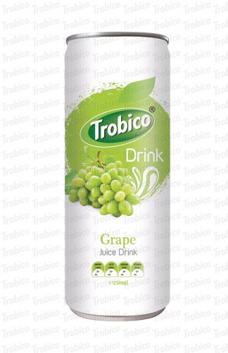 250ml alu can Natural Grape Juice Drink