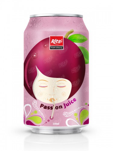 330ml Canned Fresh Passion Fruit Drink