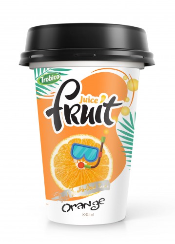 330ml PP cup Good Taste Orange Juice Drink