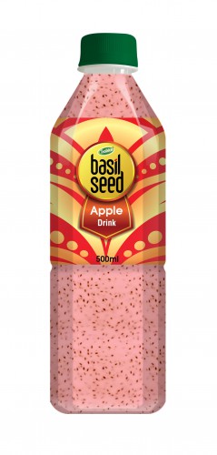 500ml Apple Flavour Basil seed