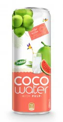 Pure Coconut Water with Watermelon juice 330ml alu sleek can Trobico Brand (or OEM) - CW062020
