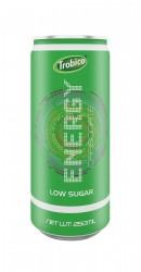 Energy drink label with carbonate 250ml