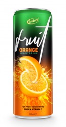 OEM Private Label Fruit Juice 330ml Orange Juice Drink