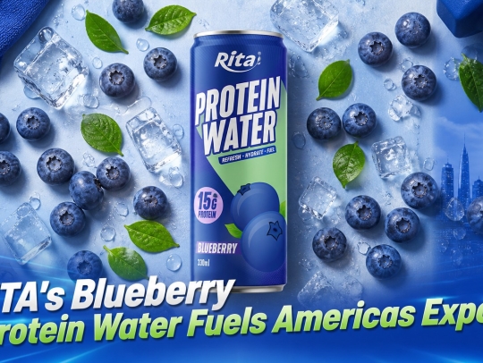 RITA's Blueberry Protein Water Fuels Export Drive to the Americas