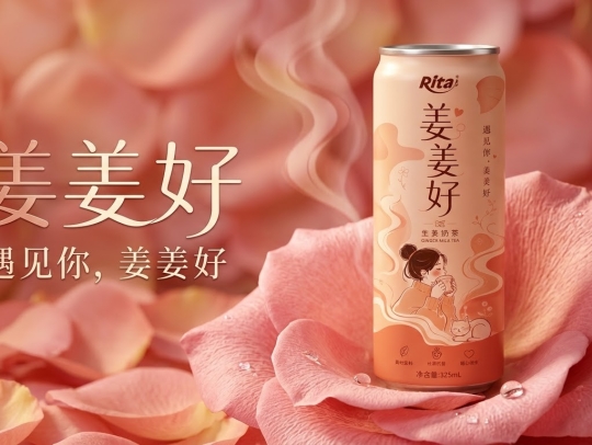 Ginger Milk Tea Drink 325ml Can: A Distinctive Ready-to-Drink Beverage for Global Markets