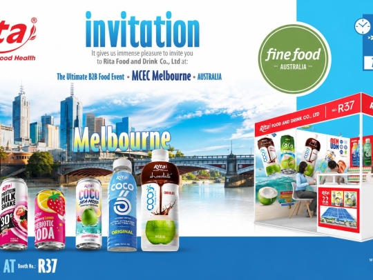 Rita's Journey at Fine Food Australia 2026: Connecting & Expanding