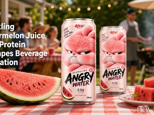 Sparkling Watermelon Juice With Protein Reshapes Beverage Innovation