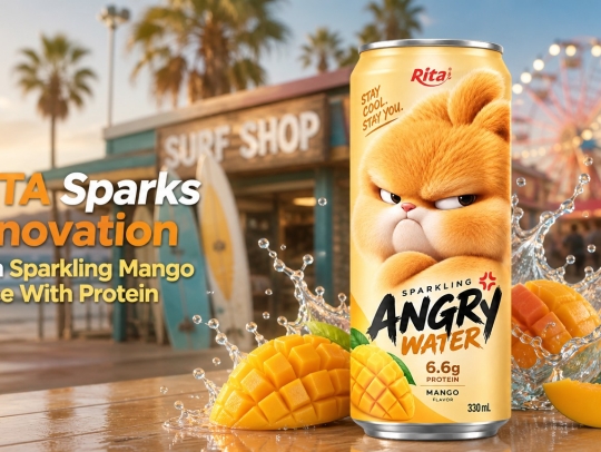 RITA Sparks Innovation with Sparkling Mango Juice With Proteinq