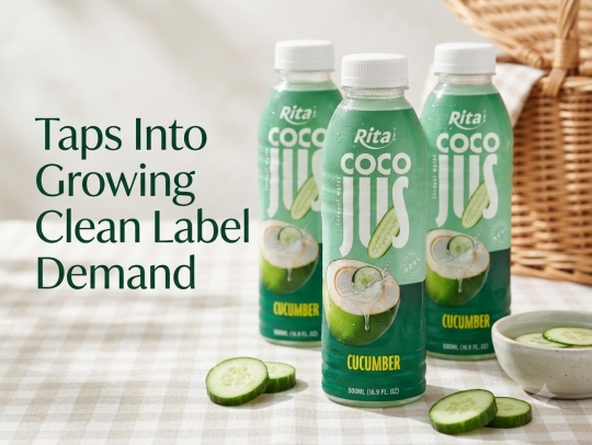 Coconut Water With Cucumber Juice Taps Into Growing Clean Label Demand