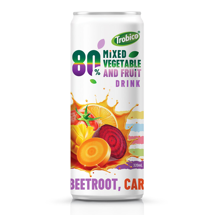 sleek can 320ml 80 Vegetable fruit drink 03