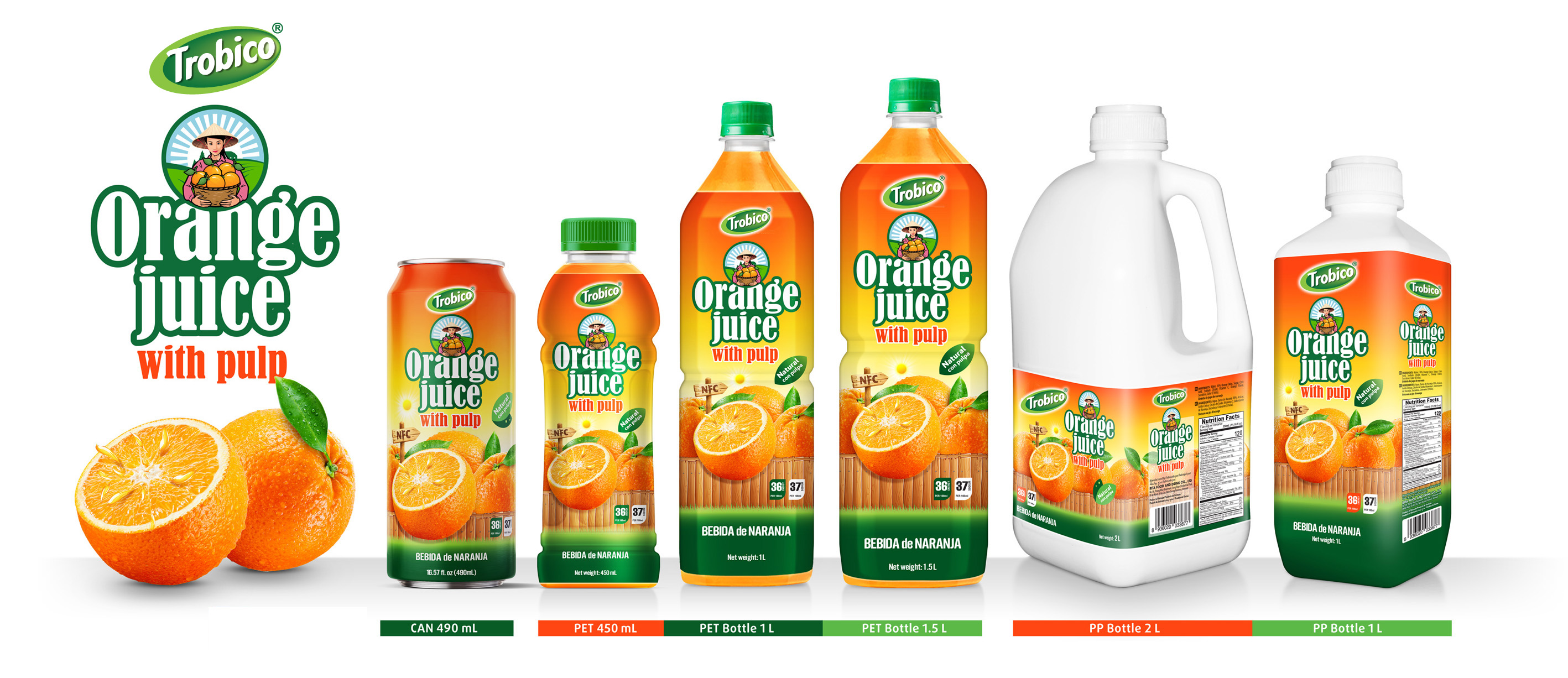 Set Rita Orange juice with Pulp 04