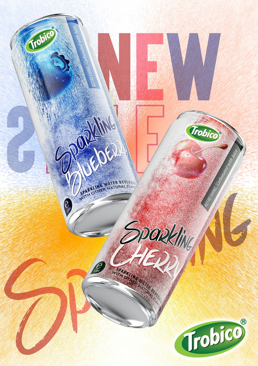 Poster Sparkling 320ml sleek can Trobico 1