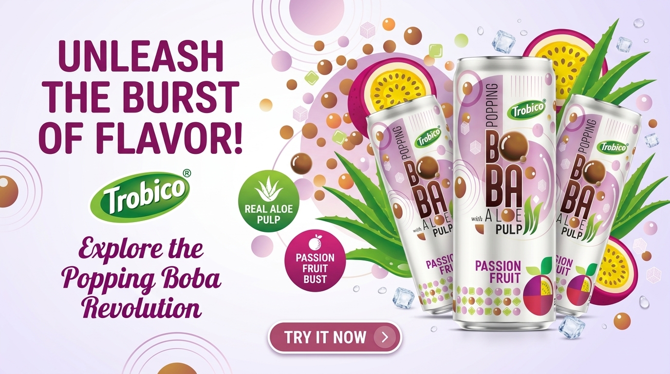 Boba tea passion fruit