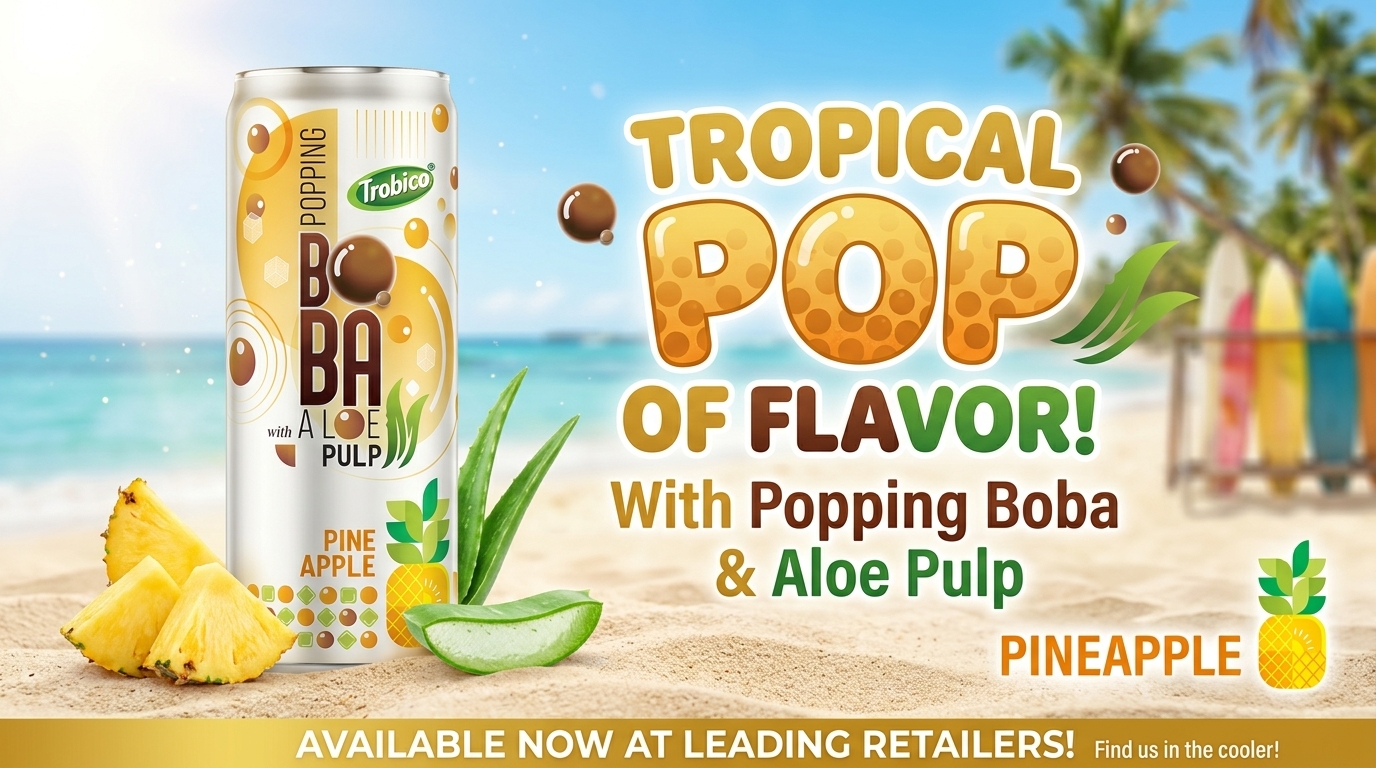 Boba tea pineapple 2