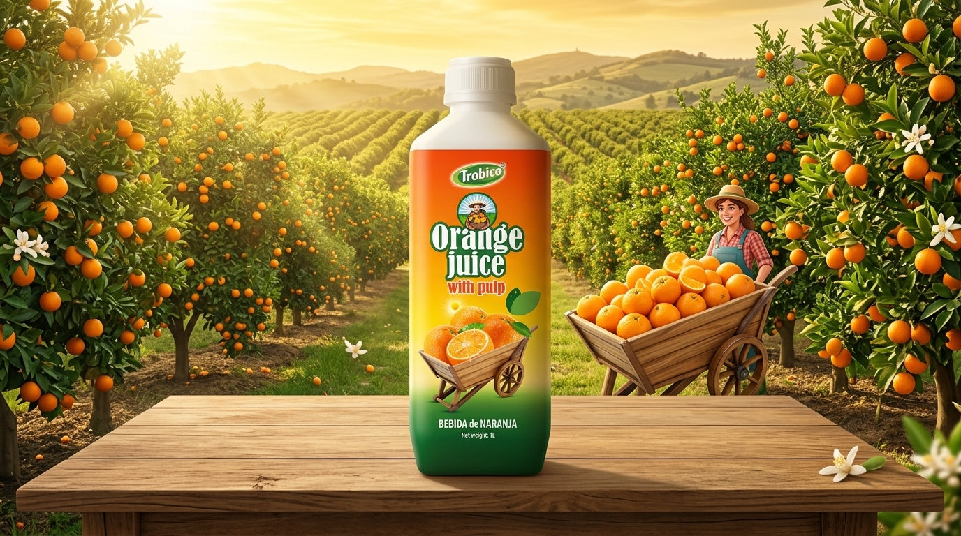 Trobico Orange juice 1L 1