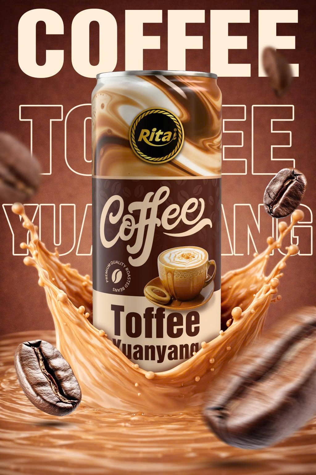 Rita Toffee Yuanyang Coffee 320ml Can 2