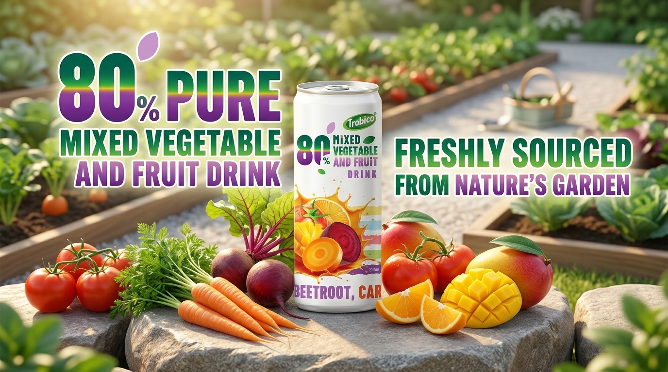 Mixed vegetable fruit drink