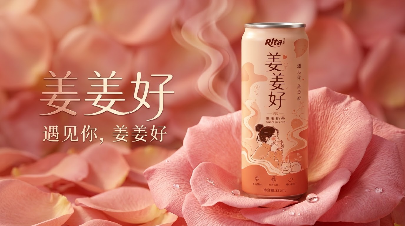 Ginger Milk Tea Drink 325ml Can: A Distinctive Ready-to-Drink Beverage for Global Markets