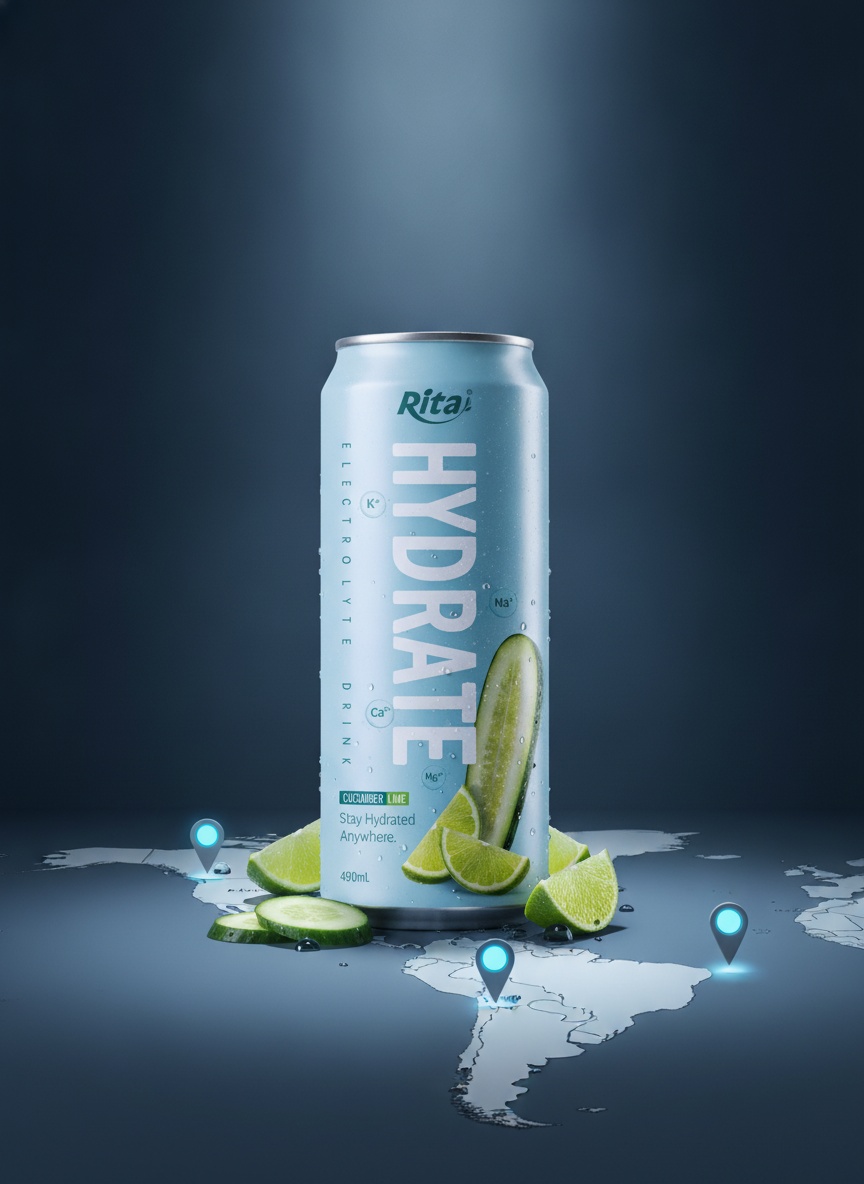 RITA HYDRATE Cucumber Lime Electrolyte Drink: New Innovation for the Americas Market - Image 3