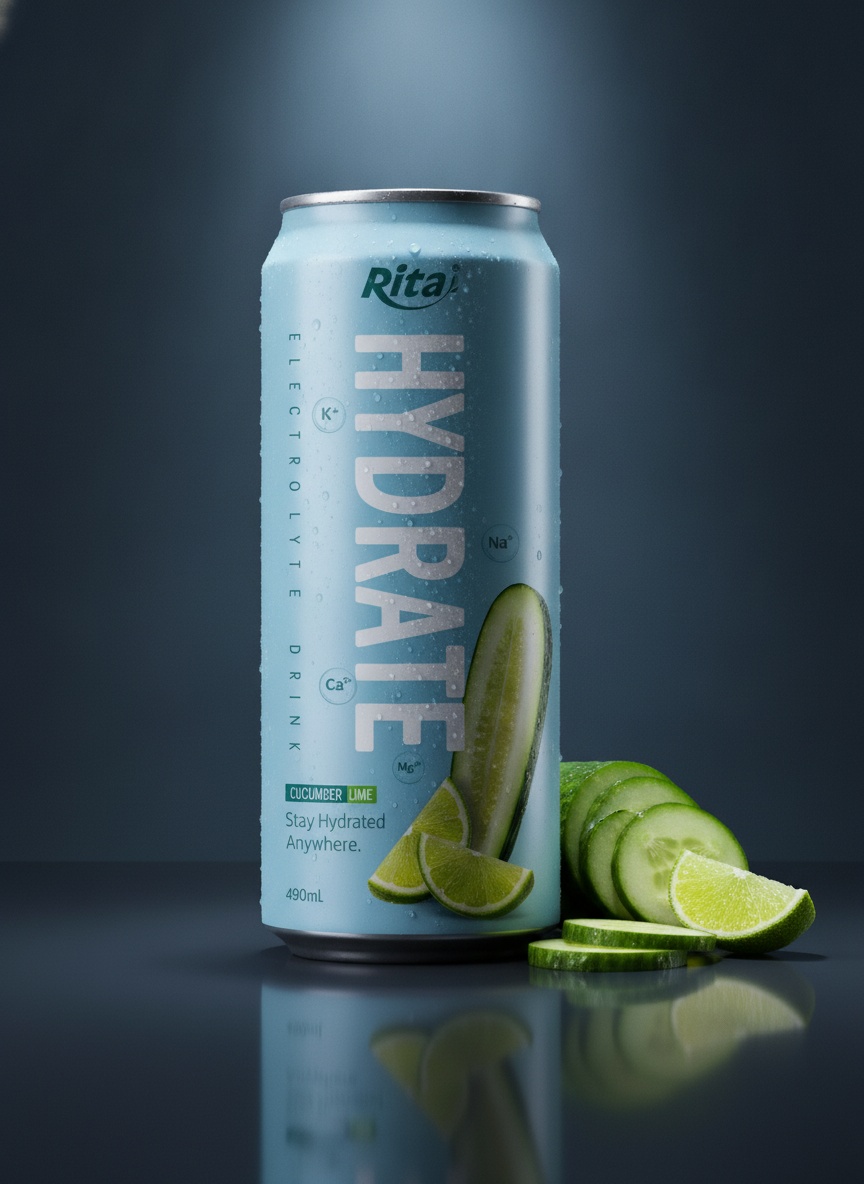 RITA HYDRATE Cucumber Lime Electrolyte Drink: New Innovation for the Americas Market - Image 1