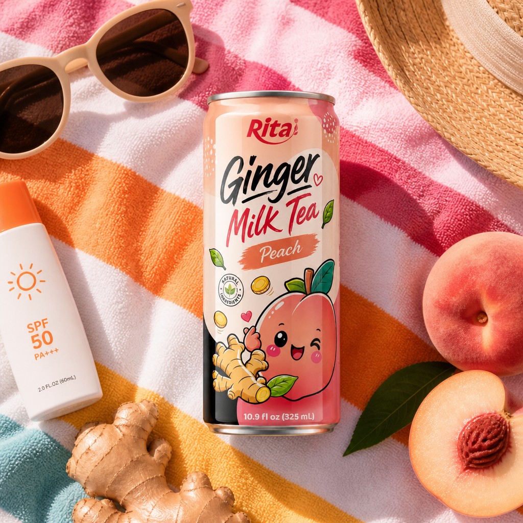 RITA Introduces Innovative Ginger Milk Tea with Peach Flavor to RTD Market - Image 2