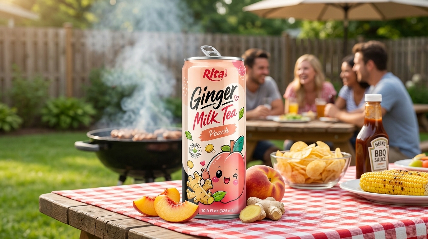 RITA Reinvents RTD Tea with Ginger Milk Tea and Peach Flavor - Image 1