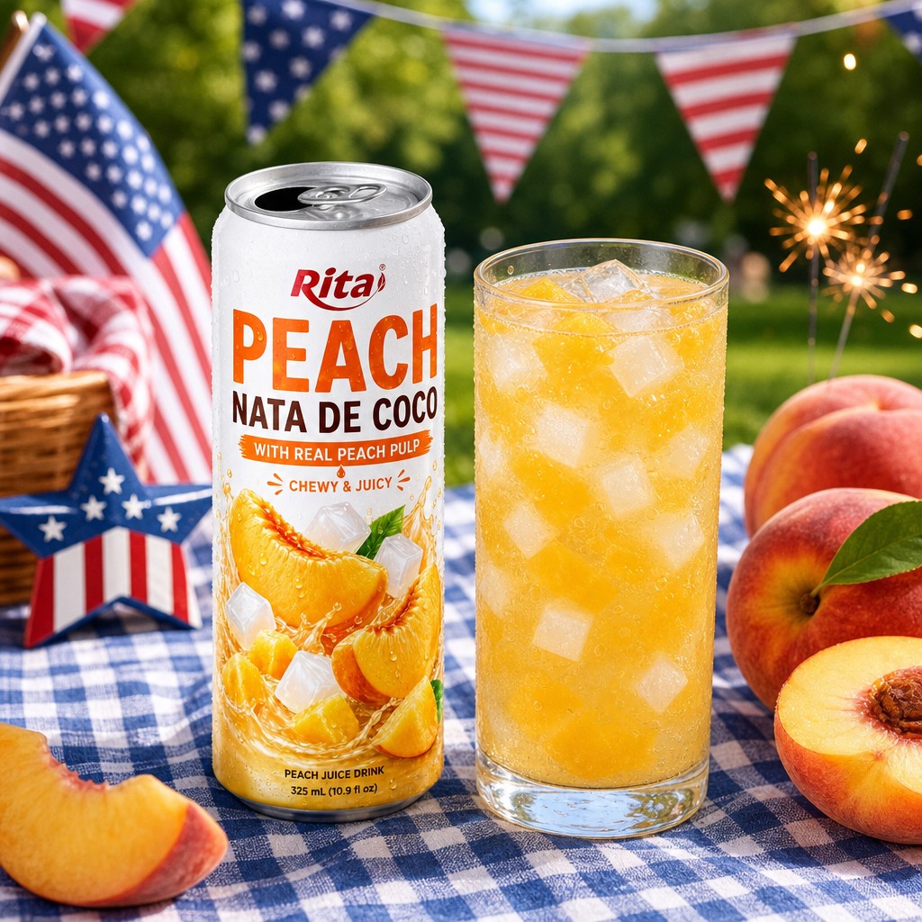 RITA's Peach Nata de Coco Brings Authentic Texture to the Americas Beverage Market - Image 1