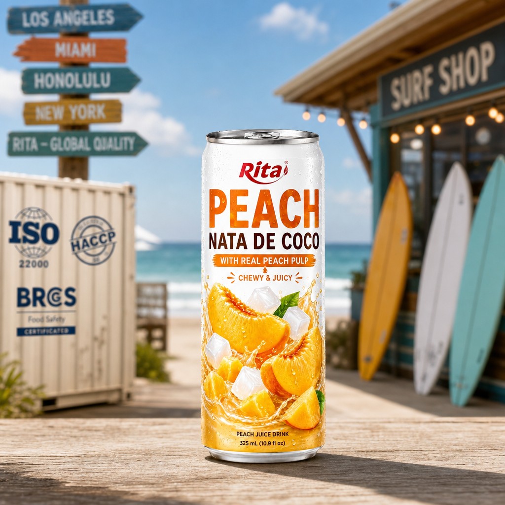 RITA's Peach Nata de Coco Brings Authentic Texture to the Americas Beverage Market - Image 2