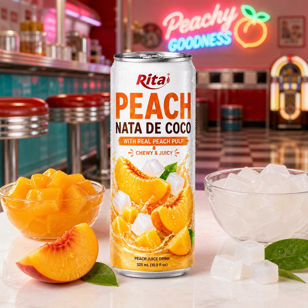 RITA's Peach Nata de Coco Brings Authentic Texture to the Americas Beverage Market - Image 3