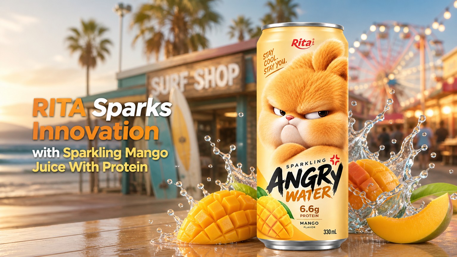 RITA Sparks Innovation with Sparkling Mango Juice With Protein