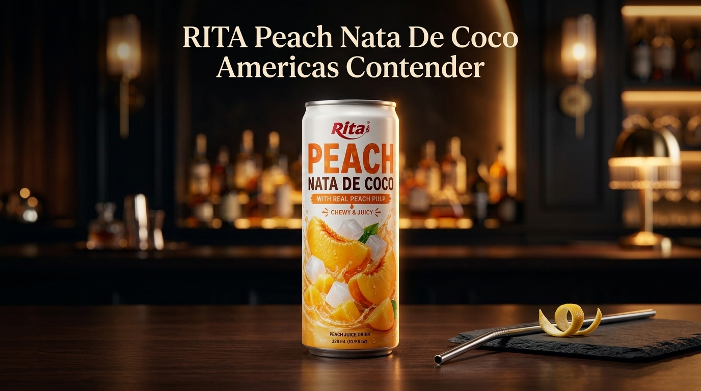 RITA’s Peach Nata De Coco: A New Contender in the Americas Beverage Market