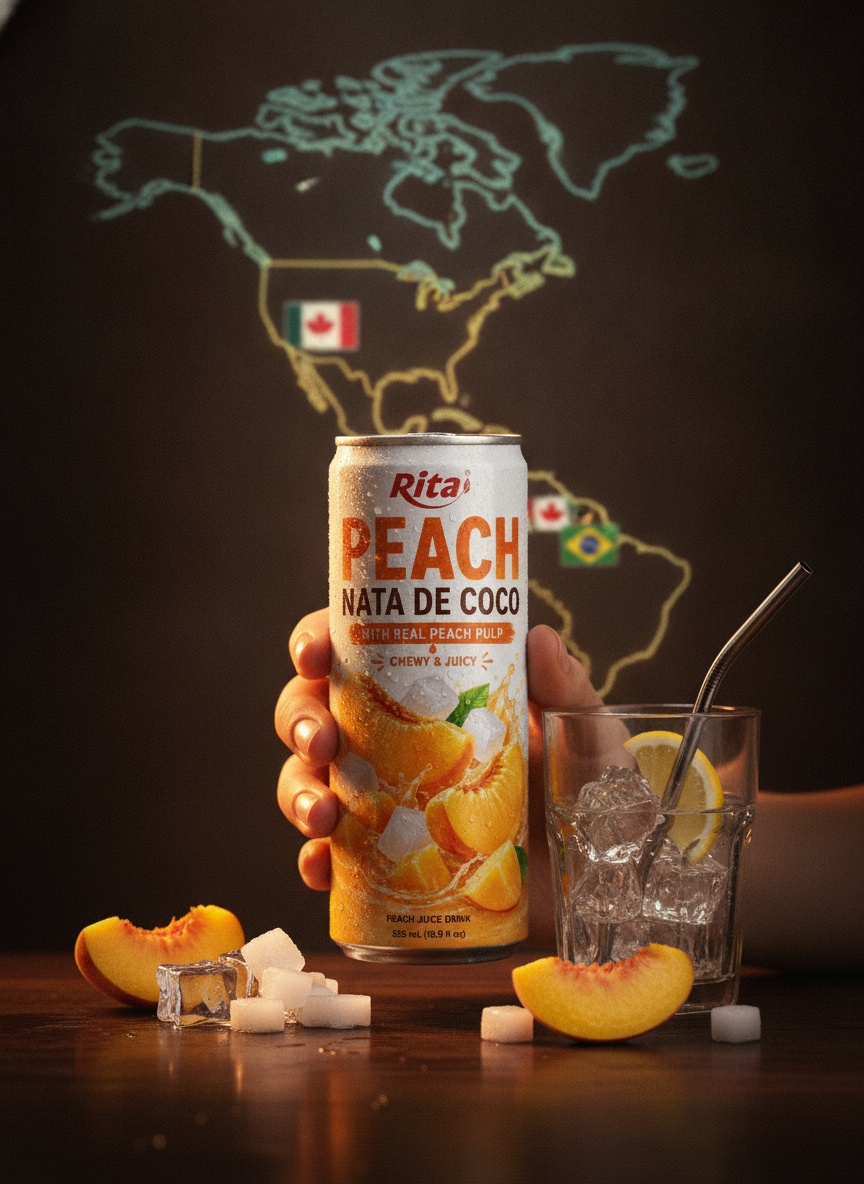 RITA’s Peach Nata De Coco: A New Contender in the Americas Beverage Market - Image 3
