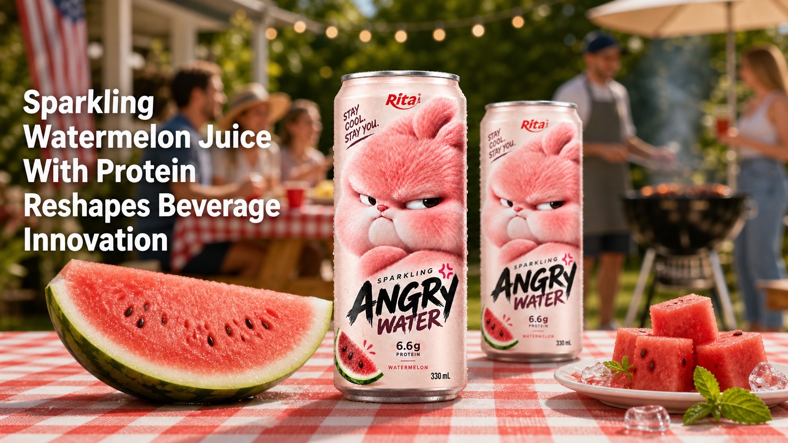 Sparkling Watermelon Juice With Protein Reshapes Beverage Innovation
