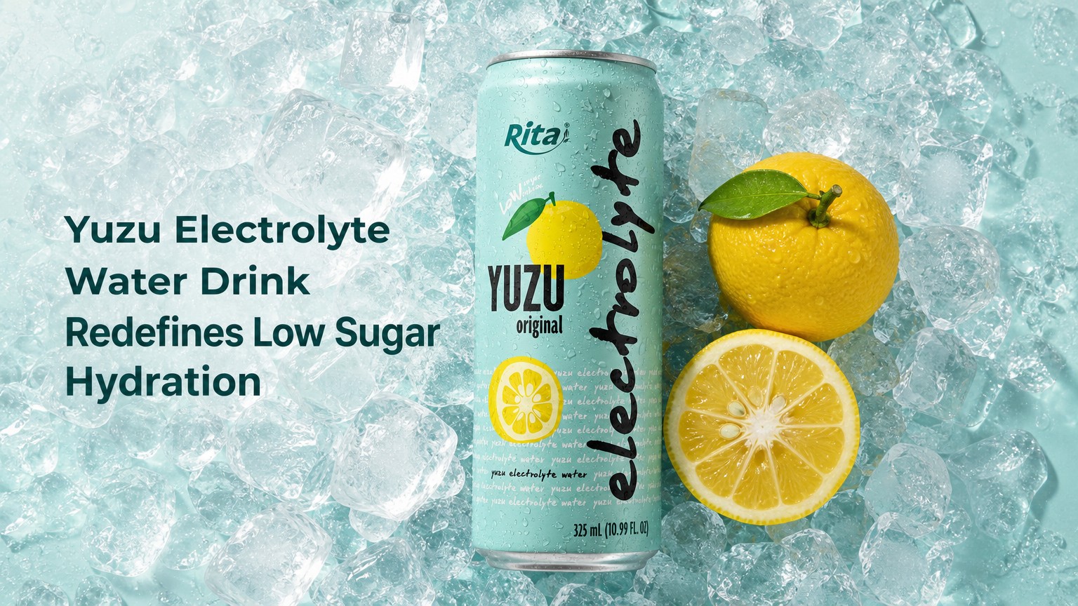 Yuzu Electrolyte Water Drink Redefines Low Sugar Hydration