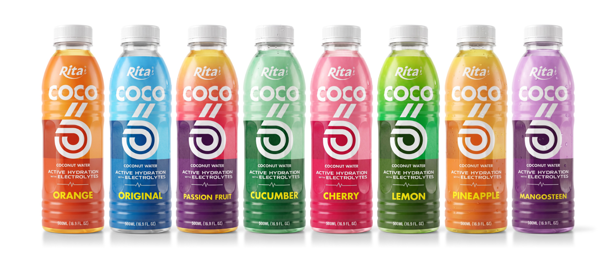500ml Original Coconut Water with Electrolytes PET Bottle Poster 2