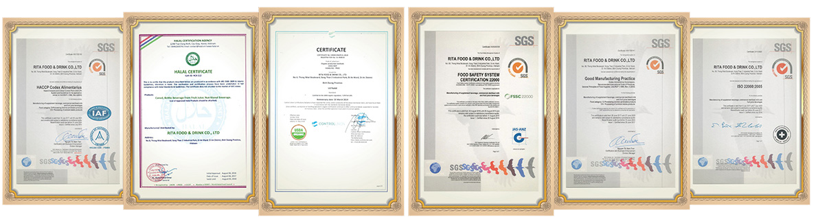 Rita Certificate