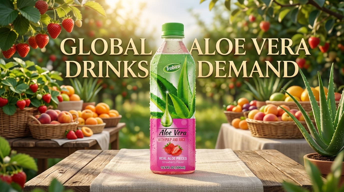 Global Demand for Aloe Vera Drinks — How Strawberry Flavor Variants Are Reshaping the Non-Carbonated Beverage Market