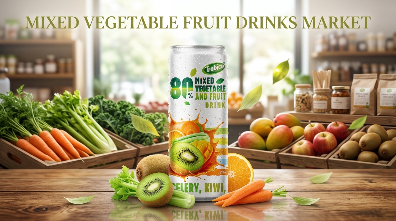 Mixed Vegetable and Fruit Drinks Gain Momentum in Global Beverage Markets
