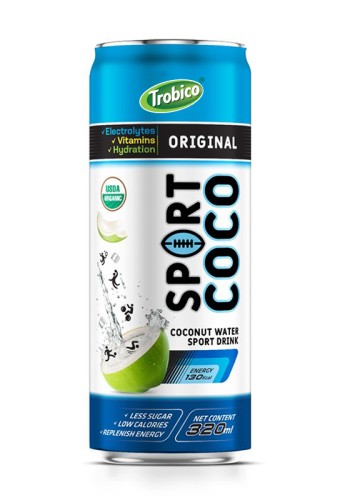 320 ml Canned Carbonated Sports Coconut Water (Sport-coco 01)