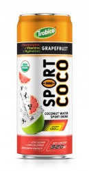 320 ml Canned Carbonated Sports Coconut Water Grapefruit Flavor (Sport-coco 02) (Copy)
