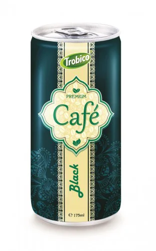 175ml aluminum can Black Coffee -