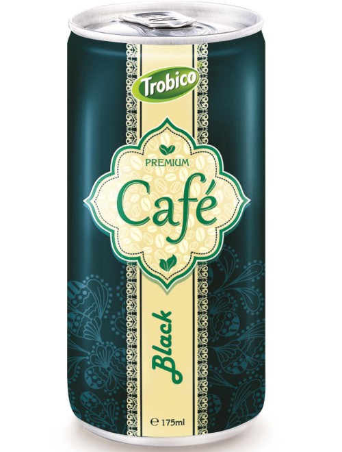 175ml aluminum can Black Coffee -
