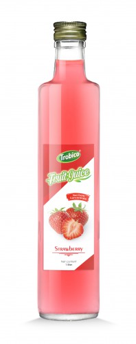 1L Glass bottle Strawberry Juice