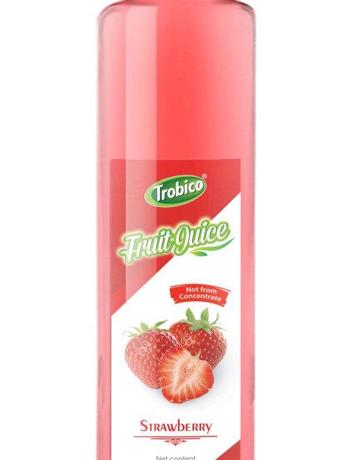 1L Glass bottle Strawberry Juice
