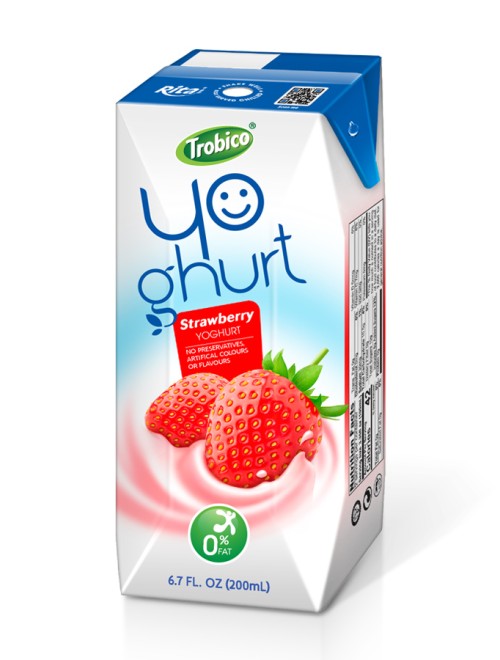 200ml Aseptic Pak Blueberry Flavor Yoghurt Drink