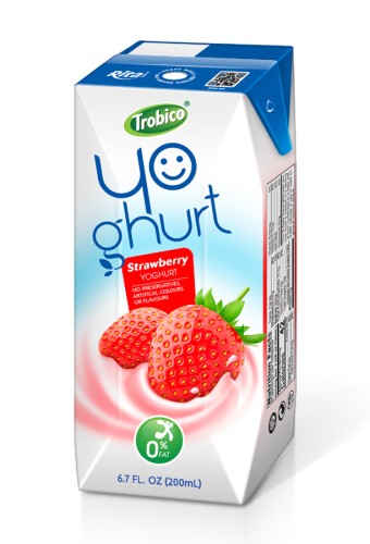 200ml Aseptic Pak Strawberry Flavor Yoghurt Drink