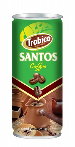 240ml Santos Coffee Drink Trobico Oem Beverage Manufacturers