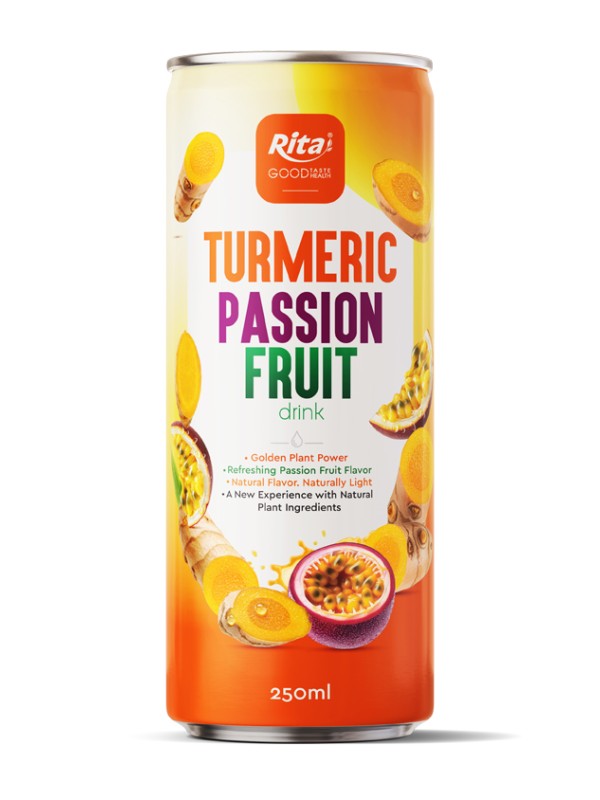 250ml-turmeric-passion-fruit-drink-slim-can-oem-beverage-841