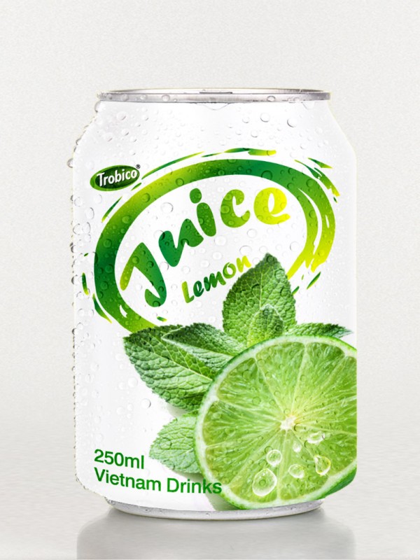 250ml Canned Natural Lemon Fruit Juice